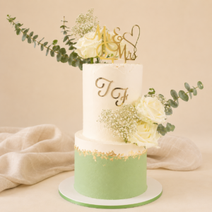 Hochzeitstorte „Elegant Green Romance"